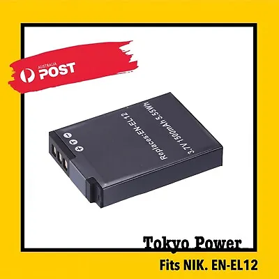 1500mAh Battery For Nikon EN-EL12 ENEL12 Coolpix 800C A900 AW100 AW110 • $15.90