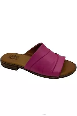 Miz Mooz Leather Slide Sandals Delilah Fuchsia • $54.99