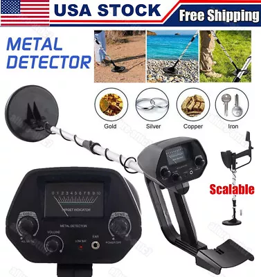 LCD Metal Detector Waterproof Gold Digger Deep Sensitive Hunter Coil Searcher • $34.99