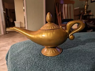 Vintage Disney's Alladin Gold Magic Genie Lamp. Mattel. 1992. Arabian Nights • $9.99
