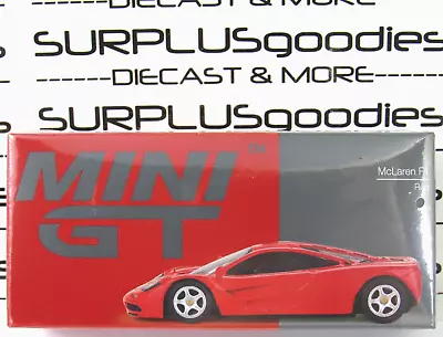 2024 Mini-GT Overseas Edition LHD Red McLAREN F1 Item #MGT00654-L • $13.95