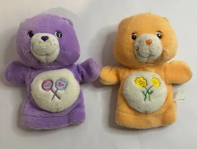 Care Bears Hand Puppets Set 2003 & 2004 Share Bear And Friend Bear. Vintage. • $9.99