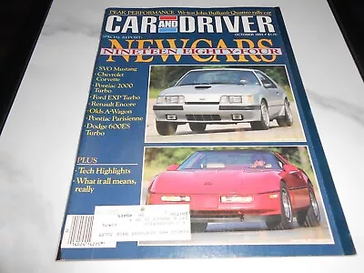 Car & Driver Oct 1983 New 1984 Cars- SVO Mustang Corvette EXP Turbo Olds • $7