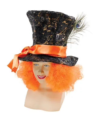 £8.95 • Buy Mad Hatter Hat & Hair Book Week Fancy Dress Costume Accessory 