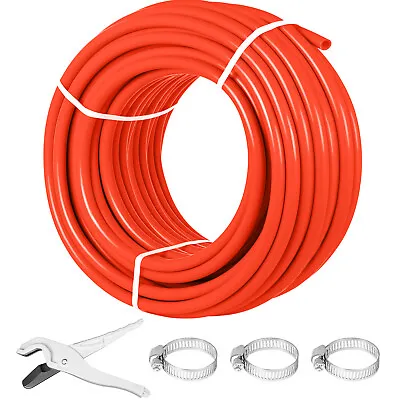 VEVOR 1/2 X300ft Pex Tubing Oxygen Barrier Red Pex-B Pipe Htg/Plbg/Potable Water • $67.99