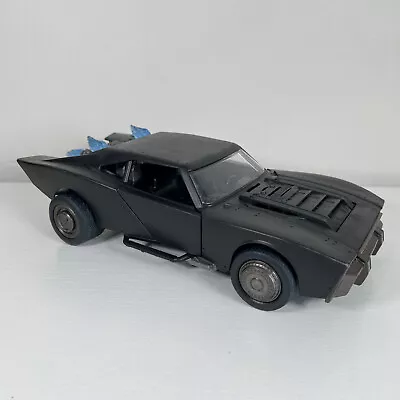 Spin Master DC Comics The Batman Figure Batmobile Matte Black Lights And Sounds • $11.50