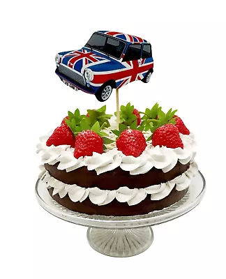 Union Jack Mini Cake Topper - Union Jack Mini Cake Decoration - M1-CT • £2.99