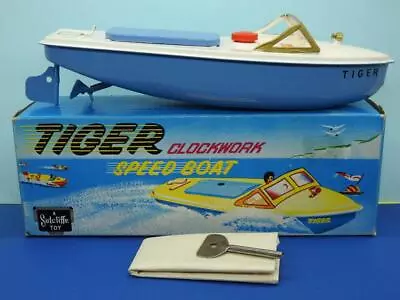 Sutcliffe Tiger Speed Boat 1969 Clockwork Near Mint In Box + Key • $256.63