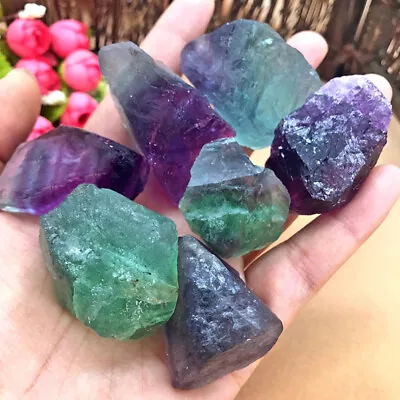 Natural Fluorspar Quartz Stone Sphere Crystal Fluorite Ball Healing Gemstone -p- • $5.32