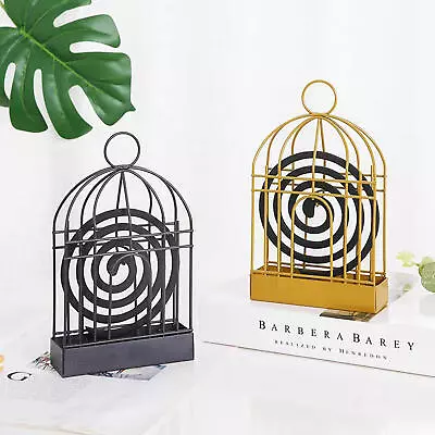 1pcs Mosquitoes Coil Holders Outdoor Bird Cage Portable Incense Coil Holder New • $11.12