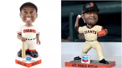 San Francisco Giants 2019 Willie Mays And Let Pablo Pitch Bobblehead SGA Lot • $74.99