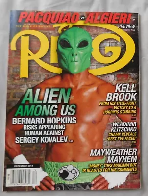 $10 • Buy Bernard Hopkins - December 2014  RING Boxing Magazine  Ex