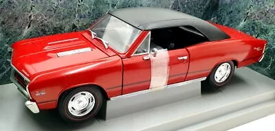 Ertl 1/18 Scale Diecast 7246 - 1967 Chevrolet Chevelle L-78 - Red • $87.14