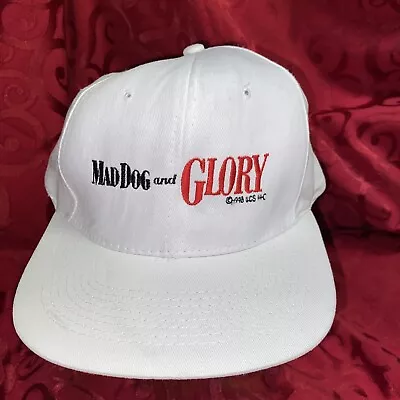 Mad Dog And Glory Hat Snapback Cap White Vintage 90s 1993 Movie • $5