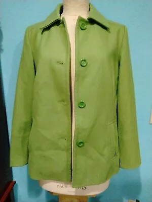 Merona Medium Green Wool Pea Coat Holiday • $9.99