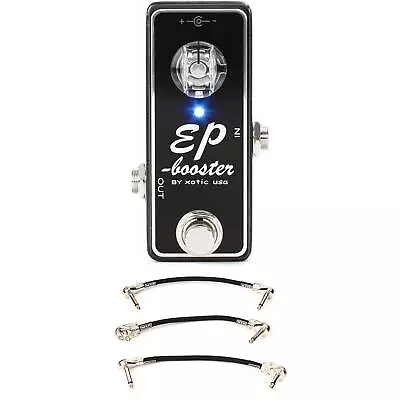 Xotic EP Booster Mini Boost Pedal With Patch Cables • $138