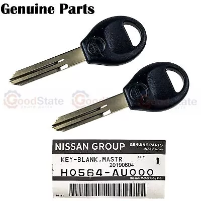 GENUINE Nissan Skyline R34 GT-T GTR GT-R Elgrand E50 Master Key Blank Uncut X2 • $72.33