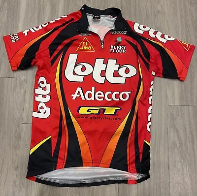 Maillot Cycliste LOTTO ADECCO 2000 Vintage Giordana Trikot Shirt Jersey SMALL • $24.99
