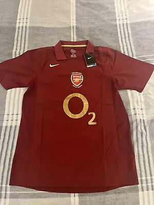 Arsenal 05/06 Nike Football Shirt #14 Henry Highbury Home Kit Size Large - New • £80