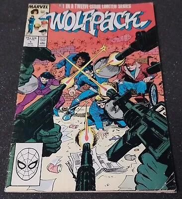 WOLFPACK #1 Aug 1988 Comic Book Marvel Comics Limited Series First Issue Fair • $6.99