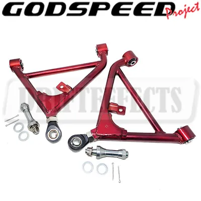 Gsp Fits 89-94 240sx S13 180sx Ka24 Sr20 Red Rear Lower Control Arm Adjustable • $212.50