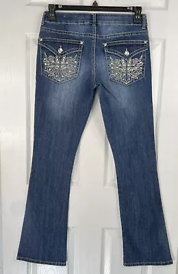 Womens Vintage Mudd Jeans Boot Cut Stretch Western Cowgirl Size 9 (30Wx33L) • $13.30