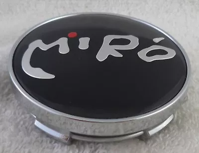 Miro Wheels Chrome / Black Custom Wheel Center Cap Caps # E030 • $49