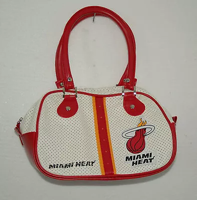 Miami Heat NBA Basketball Stitch Handbag Purse Bag Bowler New NOS • $24.99