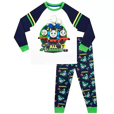£15.99 • Buy Thomas & Friends Pyjama Set Kids Boys 12-24 Months 2-8 Years Pyjamas Long PJs