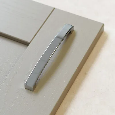 Chrome Kitchen Cupboard Handle Polished 160mm Cabinet Drawer Door Furniture Pull • £2.40