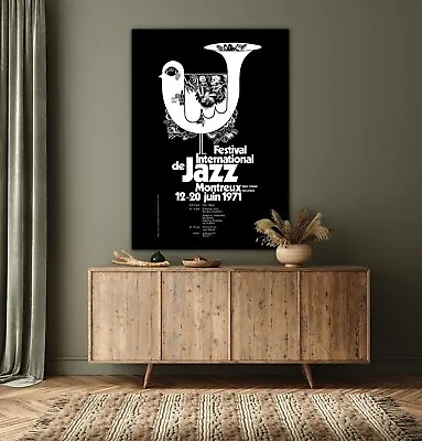 £6.99 • Buy Montreux Jazz Festival 1971 Vintage Music Poster Sizes A4 A3 A2 A1 No 1002