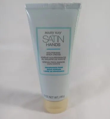 Mary Kay Satin Hands Nourishing Shea Cream Fragrance Free Full Size 3 Oz Bottle • $8.49