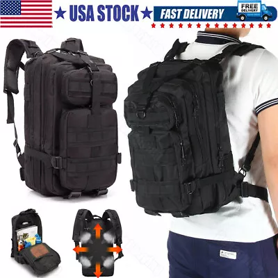 Military Camping Backpack Tactical Molle Travel Bag Outdoor Camping Hiking Men • $18.99