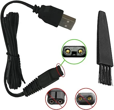 Electric Shaver Charging Cable For Solo Micro Touches Shaver Replacement Charger • $8.95
