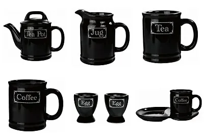 Tea Coffee Cup Mug Teapot Kitchenware Ceramic Lid Tin Canisters Storage Jar New • £15.94