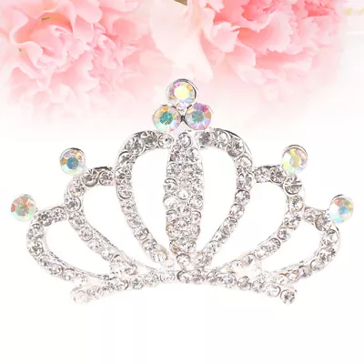  Hair Jewelry Crown Bridal Tiara Pearl Pageant Crowns Girl Child Alloy Headgear • £7.18