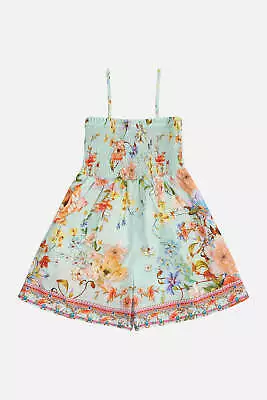 Camilla Talk The Walk Kids Playsuit With Shirring 12-14 Girls Sun Dress • $219