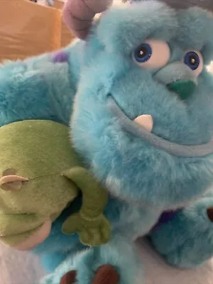 Mike & Sully 11 H Plush Set Hang Tag Monsters Inc Pixar Disney Parks Exclusive  • $21.99