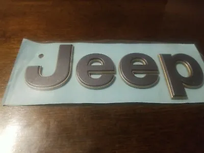 Emblem Fits JEEP 392 Gladiator Wrangler Gray And Gold Nameplate  Mopar OEM • $42