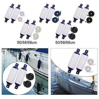 2Pcs Boat Fenders Easy To Use Portable Protection For Pontoon Boat • $209.59