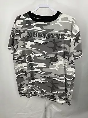 VTG Mudvayne 1998 Tour T-Shirt Mens Size XL Camouflage • $19.99