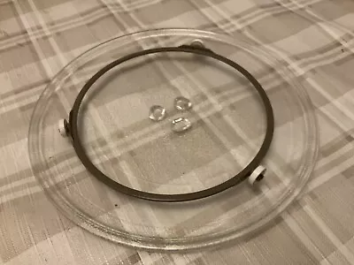 Microwave 10”  Turntable Glass Plate + Roller Ring Panasonic NN-E28JBMBPQ • £4