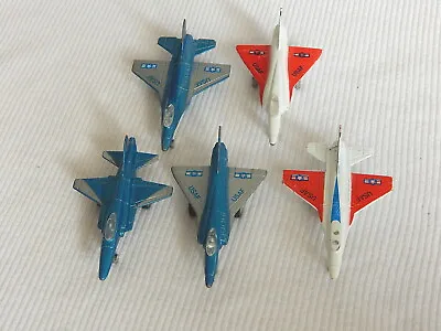 US MILITARY USAF Fighter Planes Vtg1988 2.75  Diecast Toy Airplanes SOMA China • $6.95