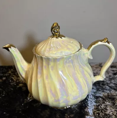 Fabulous Vintage Sadler England Lustre Pearlised Teapot Gold 2746 • £12.99