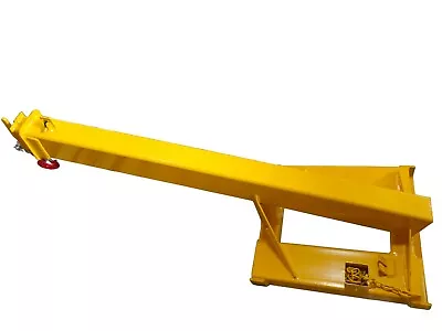 Forklift Lifting Hoist Hook Mobile Crane Capacity Truss Jib Boom Extension Heavy • $1512