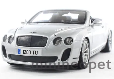 $39.55 • Buy Bburago 18-11035 2013 Bentley Continental Supersports Convertible 1/18 Silver