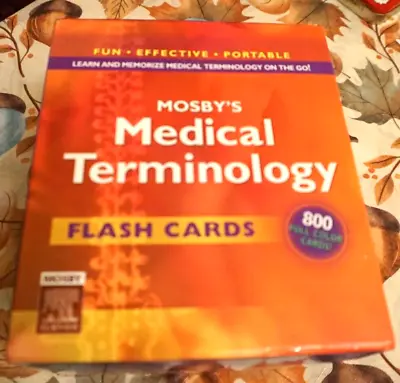 Mosby's Medical Terminology Flash Cards   By Mosby B   NEW  800 Cards • $11.99