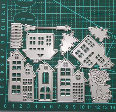 House VillageTree Cutting Dies DIY Album Paper Card Making Embossing Stencil UK • £4.69