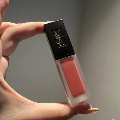 Yves Saint Laurent Velvet Matte Lipstick 216 Nude Emblem Red Liquid Lip Colour • £6.99