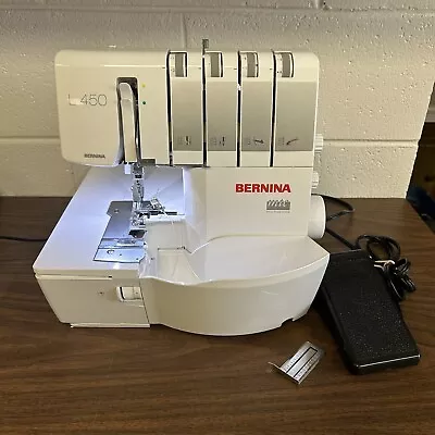 Bernina L450 Overlock/Serger Sewing Machine W/ Pedal Works Well! • $700